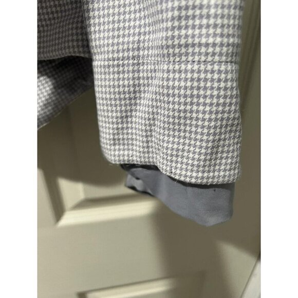 Lululemon Men Sprint Jacket II Long Sleeve Houndstooth White Gray Size M - Picture 11 of 12